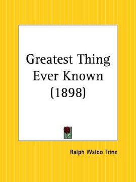 portada greatest thing ever known (en Inglés)