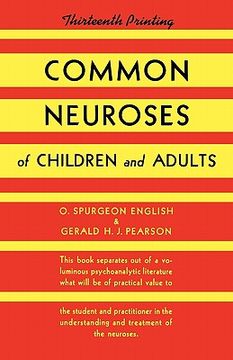portada common neuroses of children and adults (en Inglés)