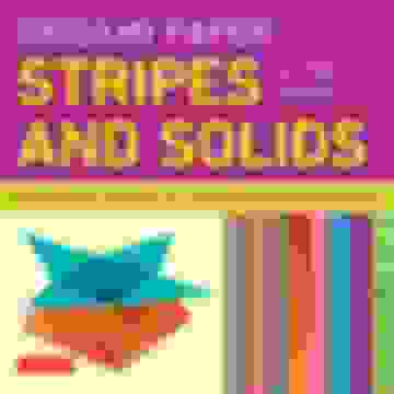 Libro Origami Paper - Stripes and Solids 6" - 96 Sheets: Tuttle Origami