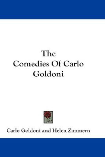 the comedies of carlo goldoni