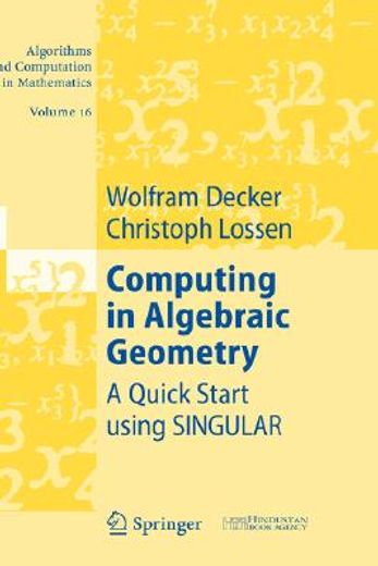 computing in algebraic geometry,a quick start using singular
