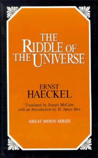 the riddle of the universe