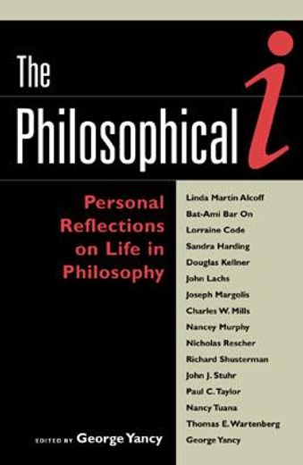 the philosophical i,personal reflections on life philosophy