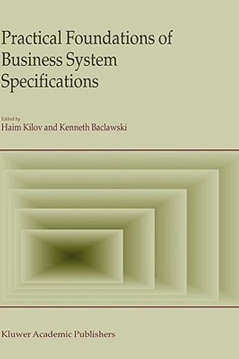 practical foundations of business system specifications