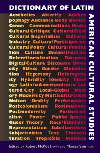dictionary of latin american cultural studies