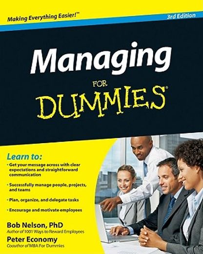 managing for dummies (in English)