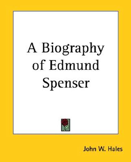 a biography of edmund spenser