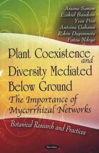 plant coexistence and diversity mediated below ground,the importance of mycorrhizal networks