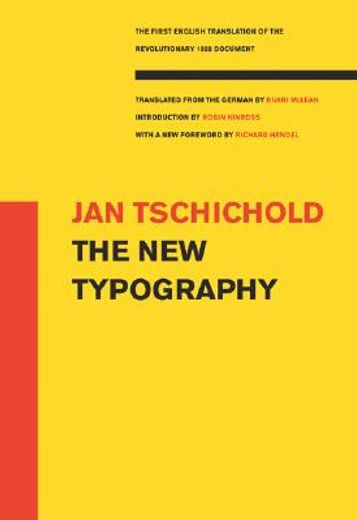 the new typography,a handbook for modern designers