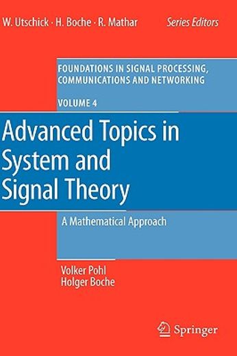 advanced topics in system theory and signal processing