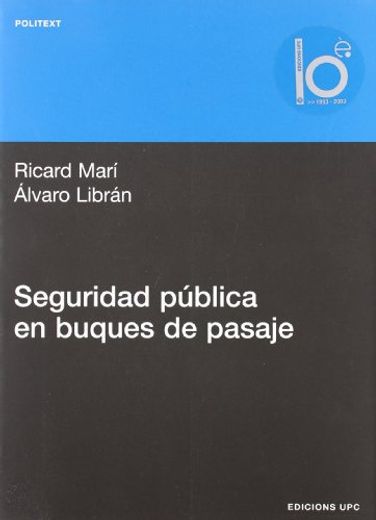Seguridad Publica en Buques de Pasaje (in Spanish)