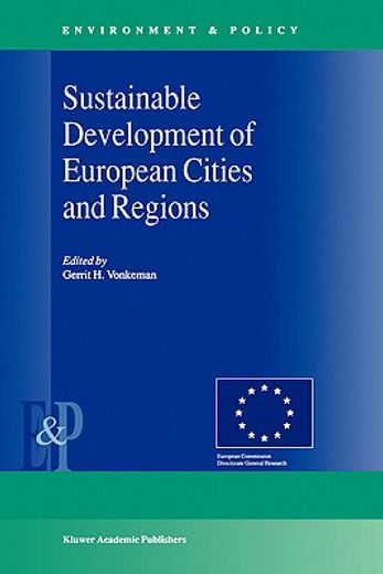 sustainable development of european cities and regions (en Inglés)