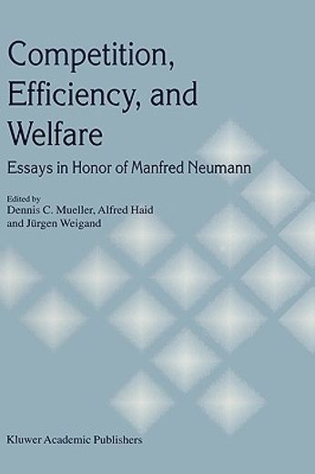 competition, efficiency, and welfare (en Inglés)