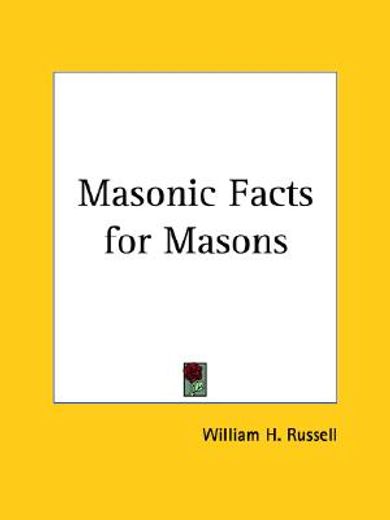 masonic facts for masons