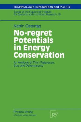 no-regret potentials in energy conservation
