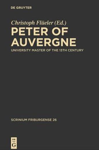 peter of auvergne,university master of the 13th century