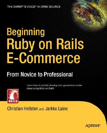 beginning ruby on rails e-commerce,from novice to professional