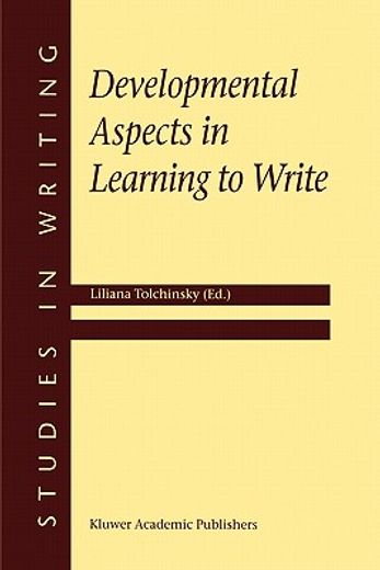 developmental aspects in learning to write (in English)