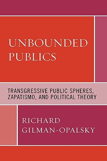 unbounded publics,transgressive public spheres, zapatismo, and political theory