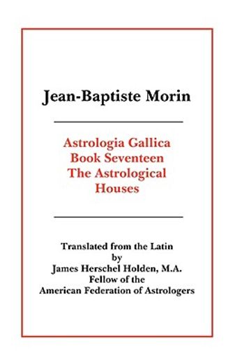 astrologia gallica book 17 (en Inglés)