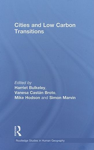 cities and low carbon transitions