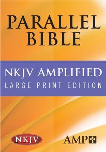 the amplified parallel bible,new king james version, black, leather