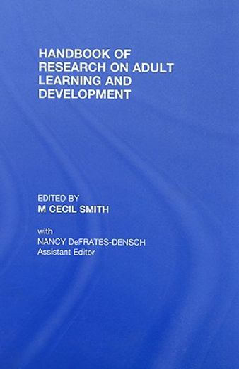handbook of research on adult learning and development