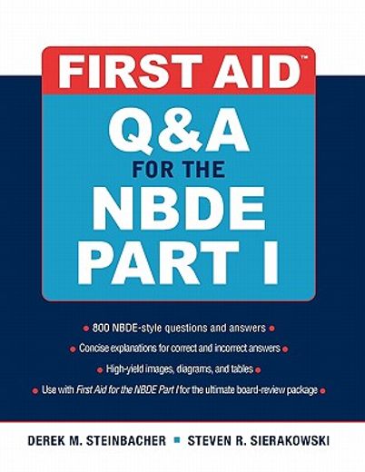 First aid q&a for the Nbde Part i: Pt. 1 (First aid Series) (en Inglés)