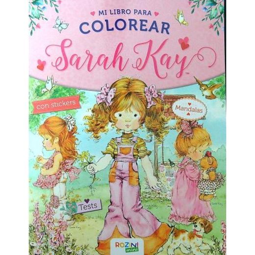 Sarah kay - Mandalas - mi Libro Para Colorear - con Stickers