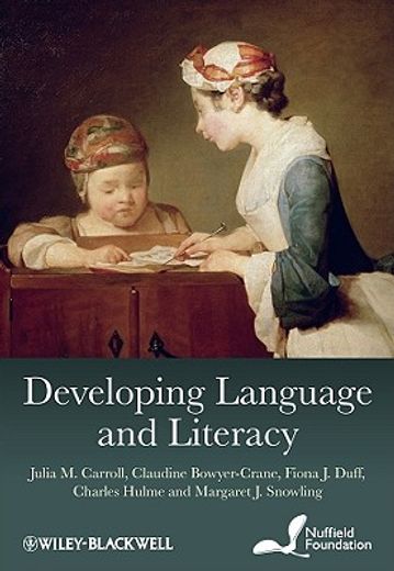 developing language and literacy,effective intervention in the early years