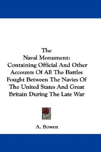 the naval monument: containing official