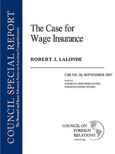 the case for wage insurance