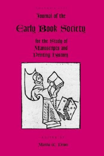 journal of the early book society