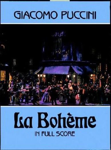la boheme in full score (in English)