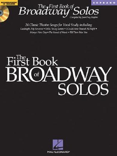 first book of broadway solos,soprano