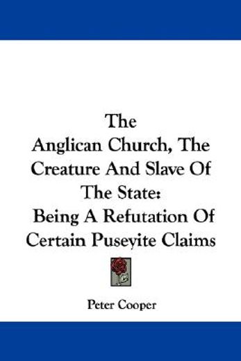the anglican church, the creature and sl