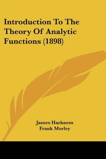 introduction to the theory of analytic functions