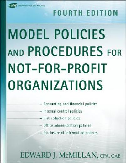 model policies and procedures for not-for-profit organizations