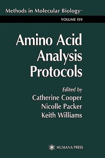 amino acid analysis protocols (en Inglés)