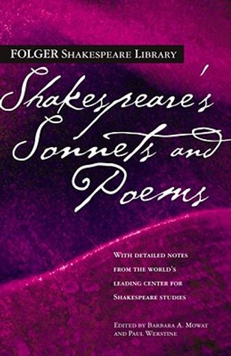 shakespeare´s sonnets and poems (en Inglés)