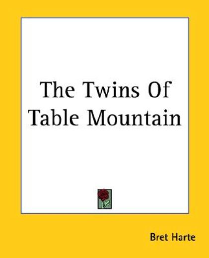 the twins of table mountain