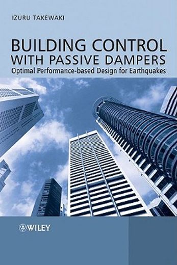 building control with passive dampers,optimal performance-based design for earthquakes