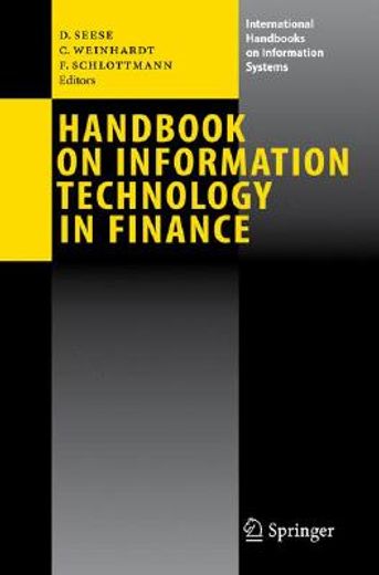 handbook on information technology in finance