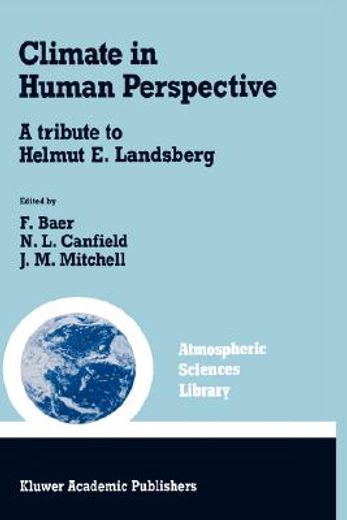 climate in human perspective (en Inglés)