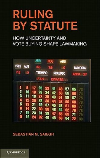 ruling by statute,how uncertainty and vote buying shape lawmaking
