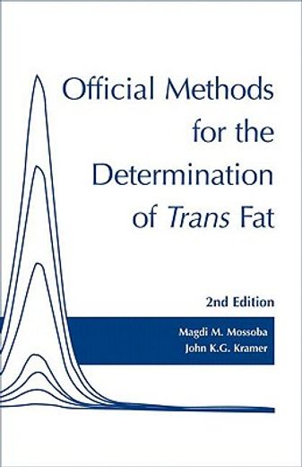 official methods for determination of trans fat
