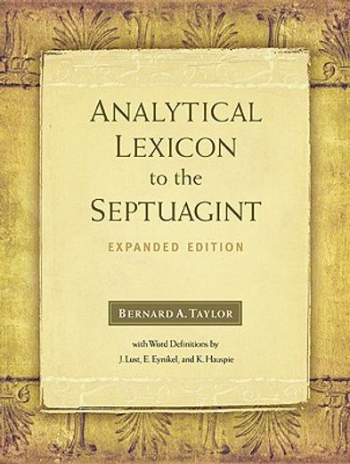 analytical lexicon to the septuagint (in English)