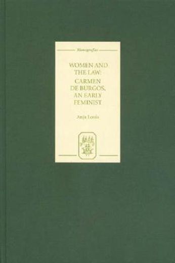 women and the law: carmen de burgos, an early feminist