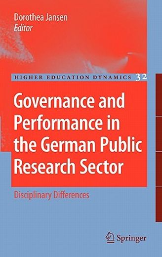 governance and performance in the german public research sector (en Inglés)