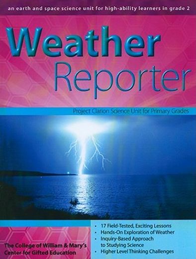 weather reporter,an earth and space science unit for high-ability learners in grade 2